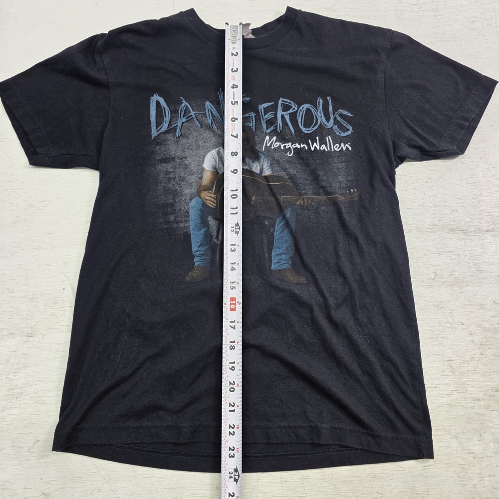 Morgan Wallen "Dangerous" Tour Country Music Concert Dates T-Shirt Men's Sz S - Picture 6 of 6